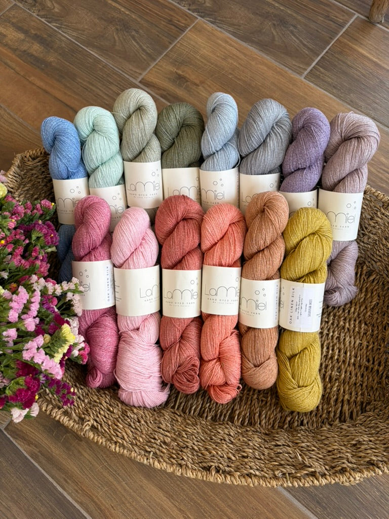 Oak linen silk