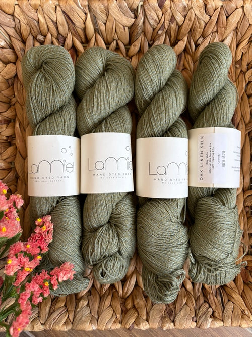 Oak linen silk