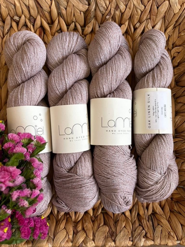 Oak linen silk