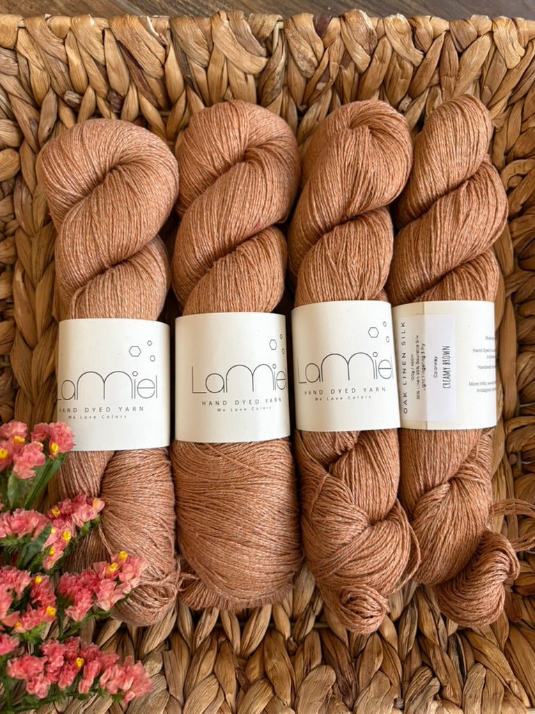 Oak linen silk