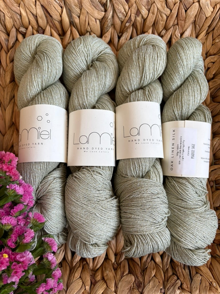 Oak linen silk