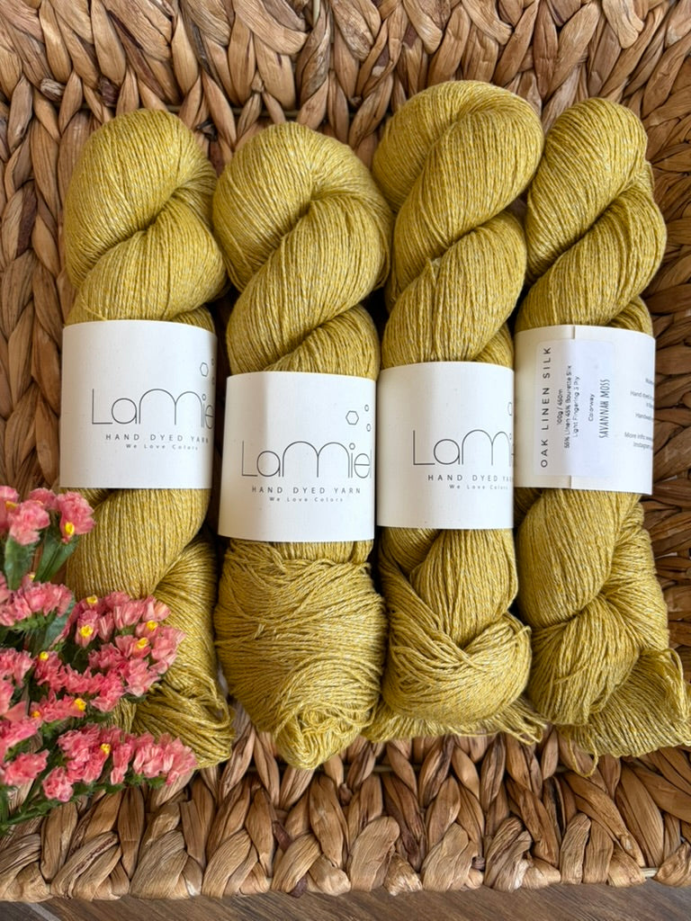 Oak linen silk