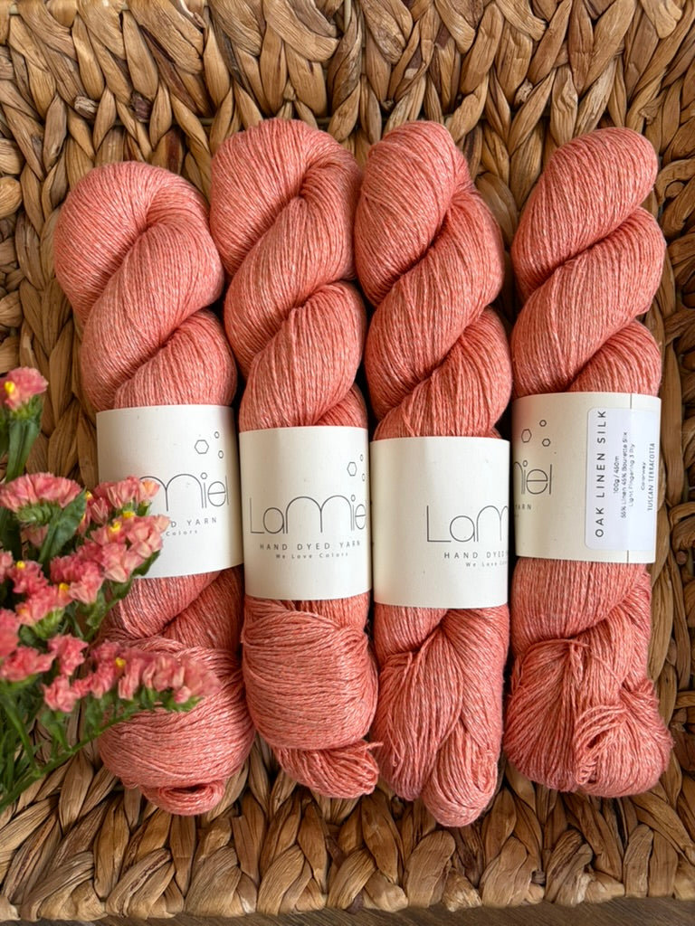 Oak linen silk
