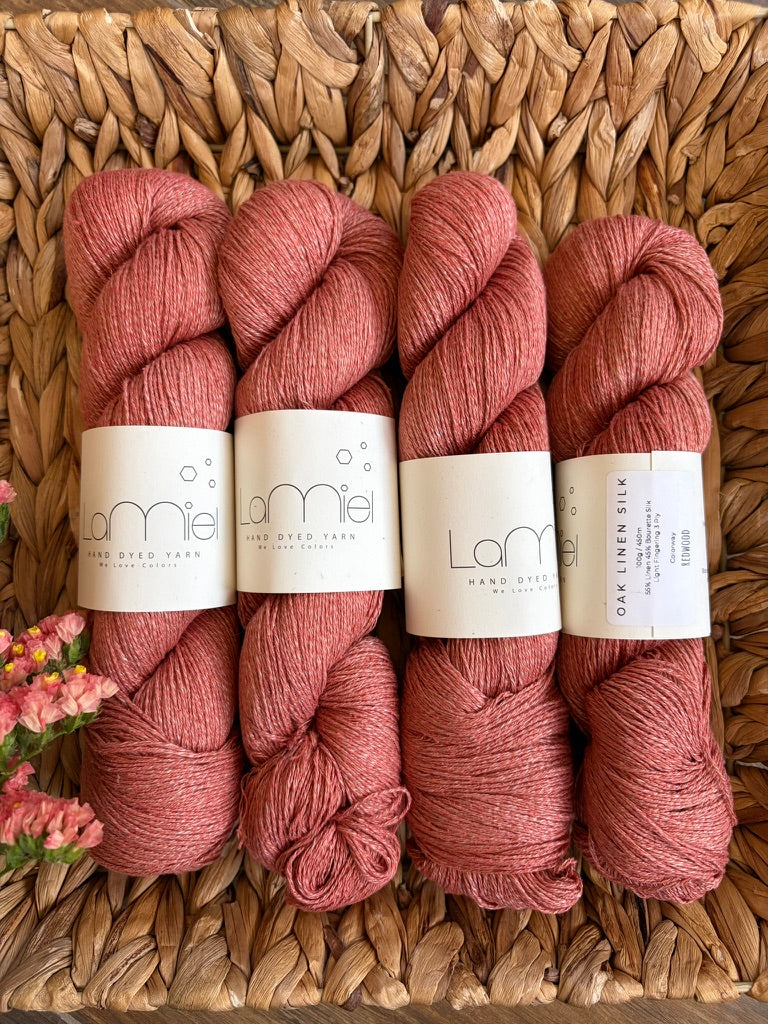 Oak linen silk