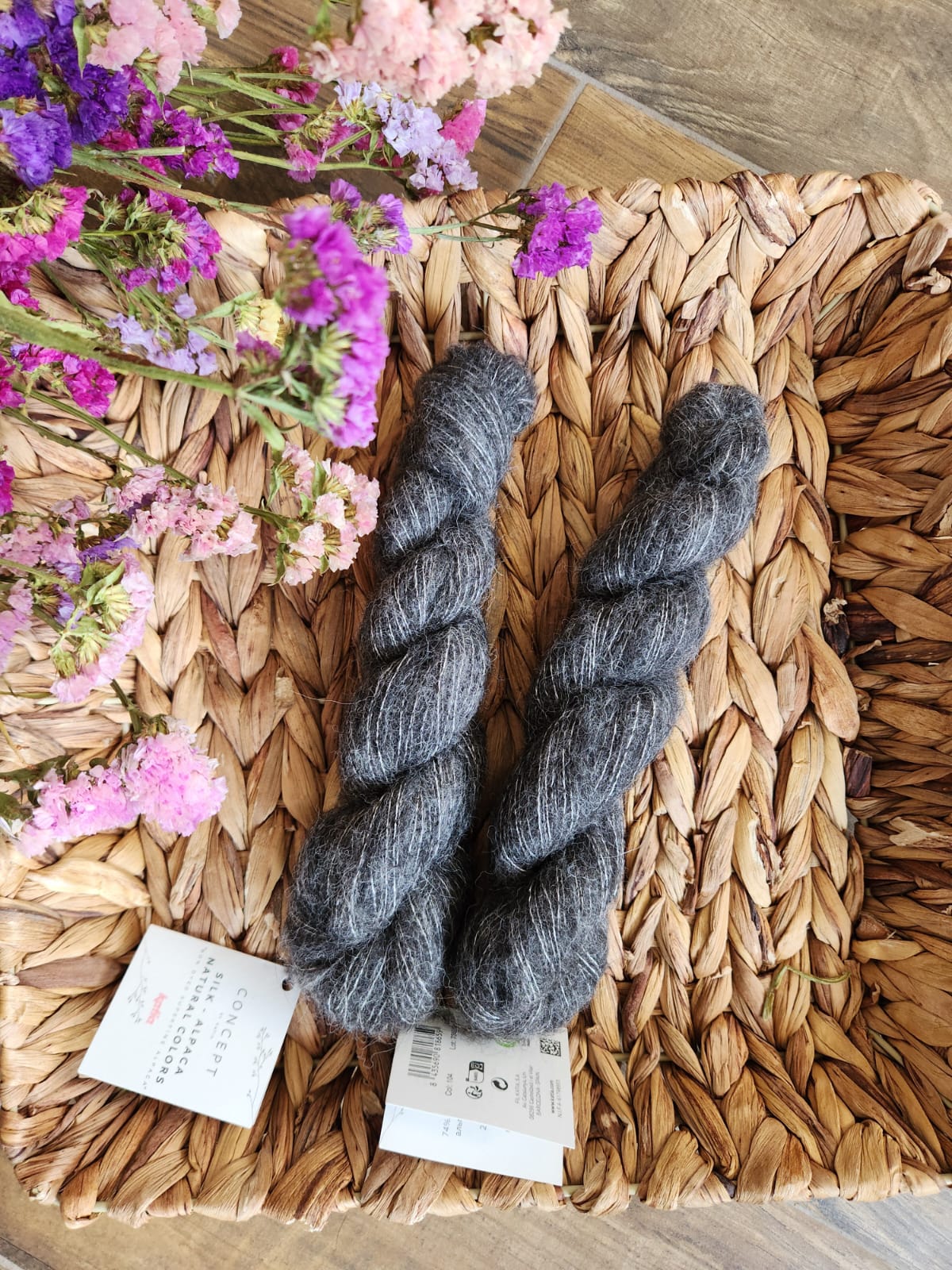 Silk Alpaca Natural Colors